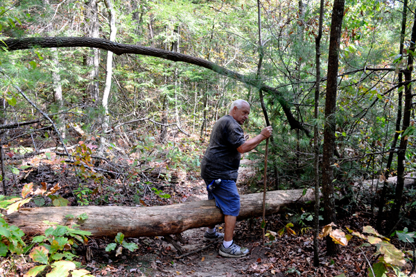 Lee Duquette on Cumberland Plateau Nature Trail