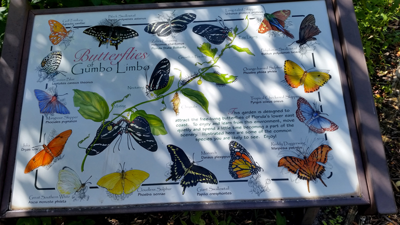 Butterfly Garden sign
