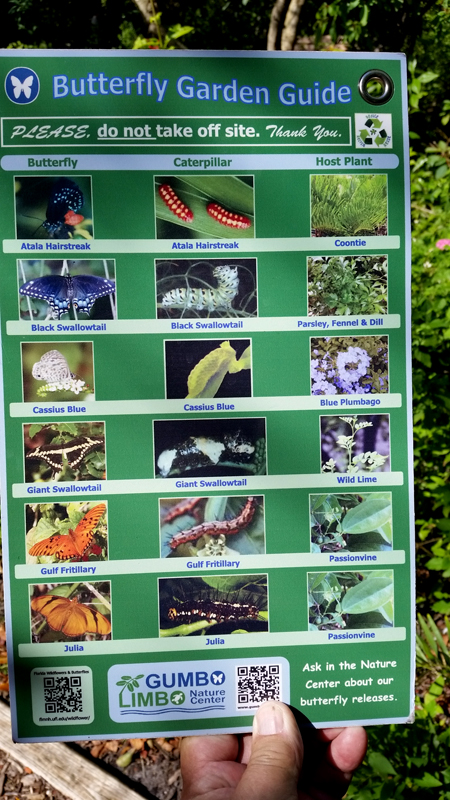 Butterfly Garden sign