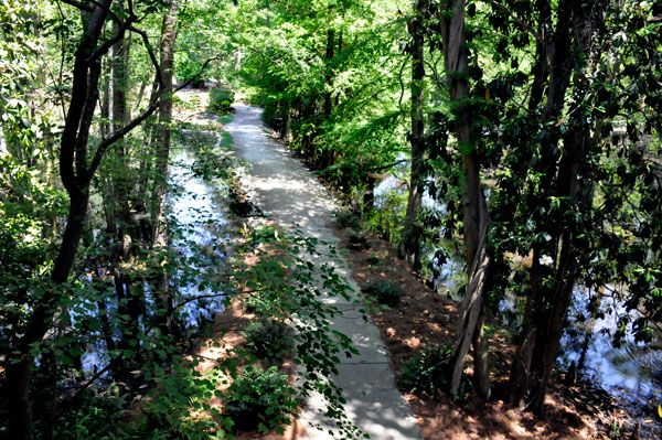 walkway in the gardens