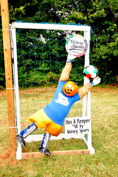 Victory Sports scarecrow