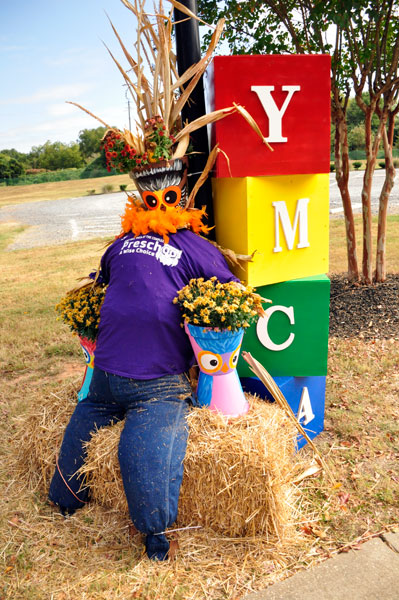 YMCA scarecrow