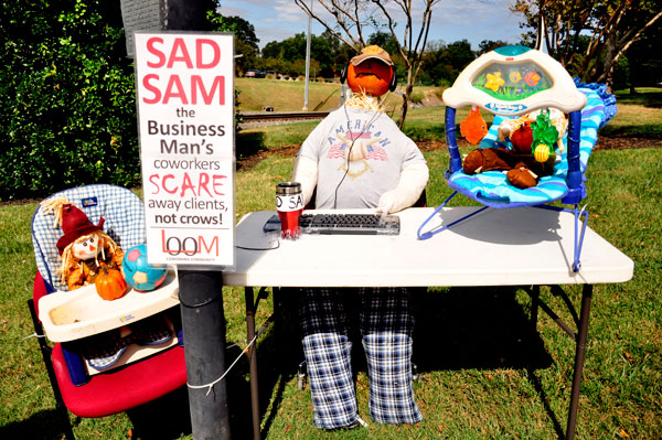 Good Sam scarecrows