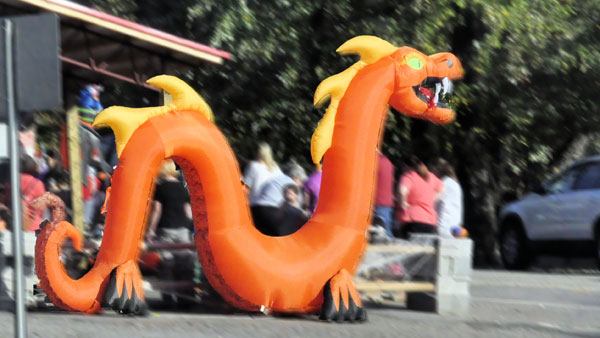 a blow-up sea dragon