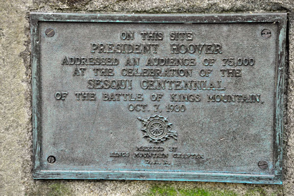 Hoover Presidential Recognition monument