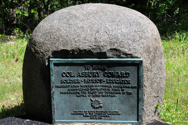 Col Asbury Coward monuemtn