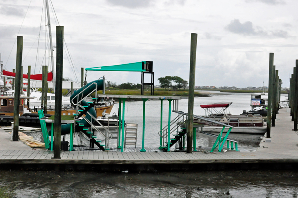 platform by the docks