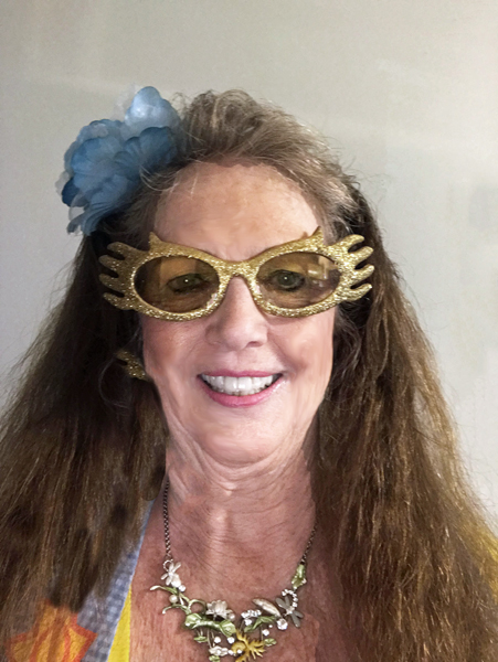 Karen Duquette in her Easter Outfit 2020