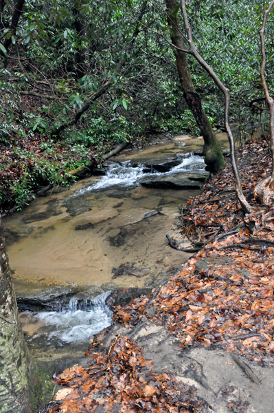 water flowing