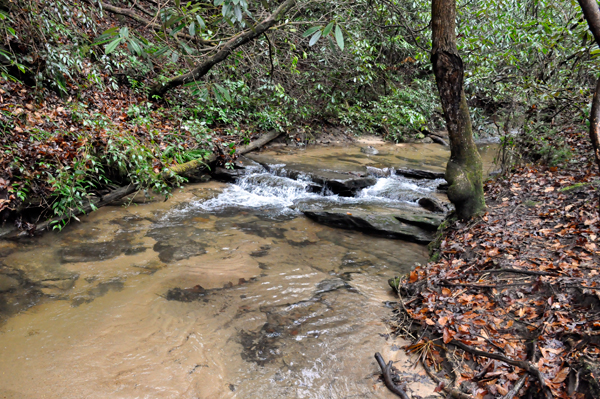 water flowing