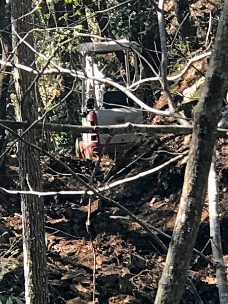 truck making the trail