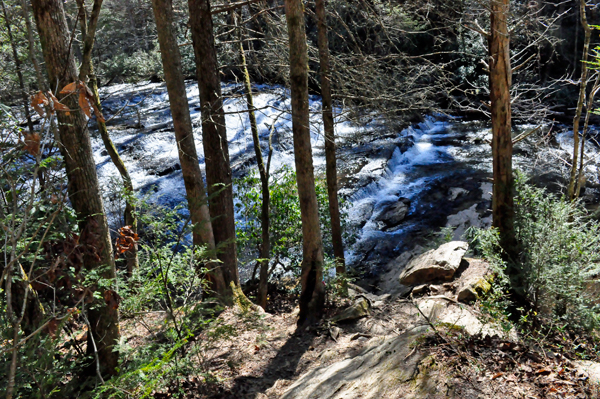 part of the waterfall