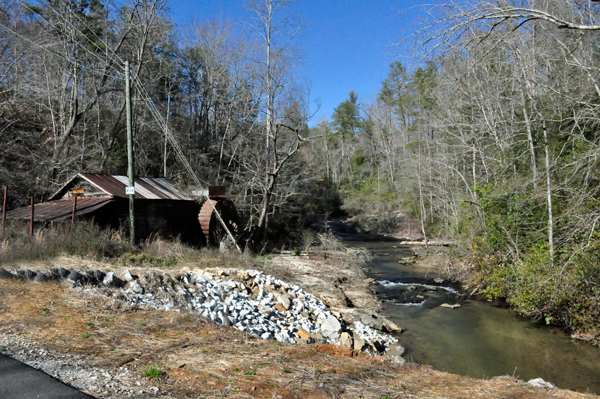 An old Grist Mill and water wheel