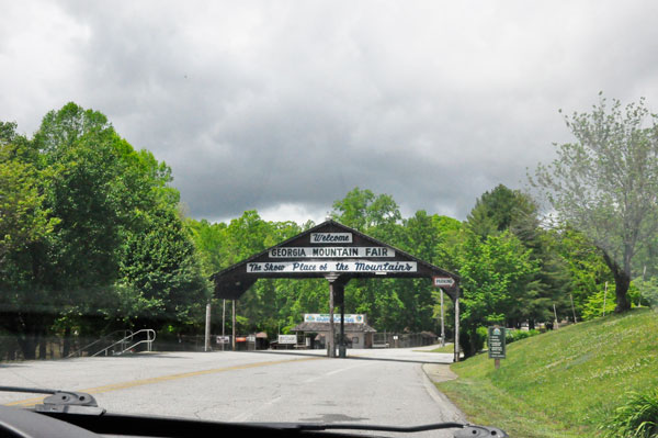 Georgia Mountain Fair entryway