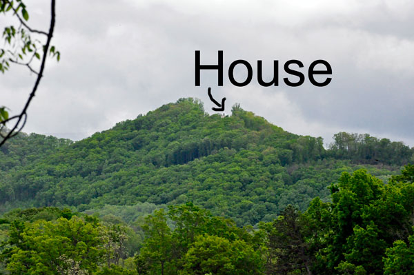 house in the mountain