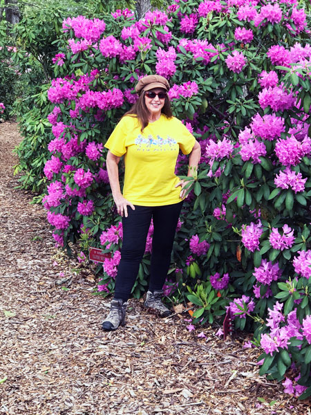 Karen Duquette in Hamilton Gardens