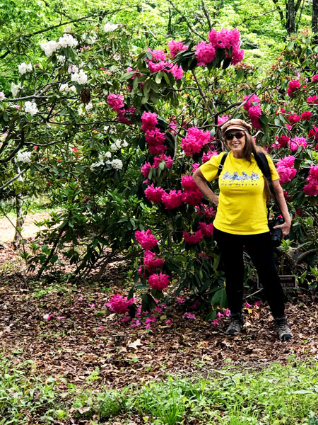 Karen Duquette in Hamilton Gardens