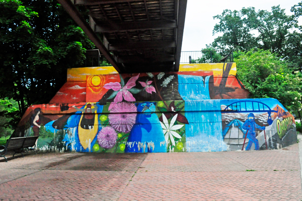 Welcome to Ohiopyle mural