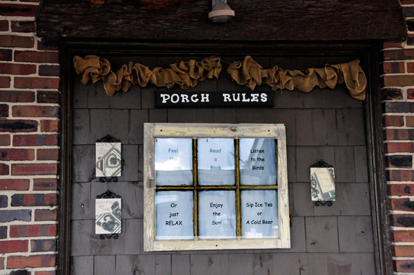 porch rules