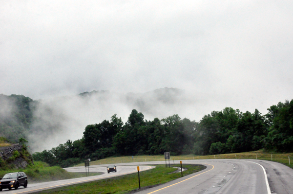 Low lying clouds