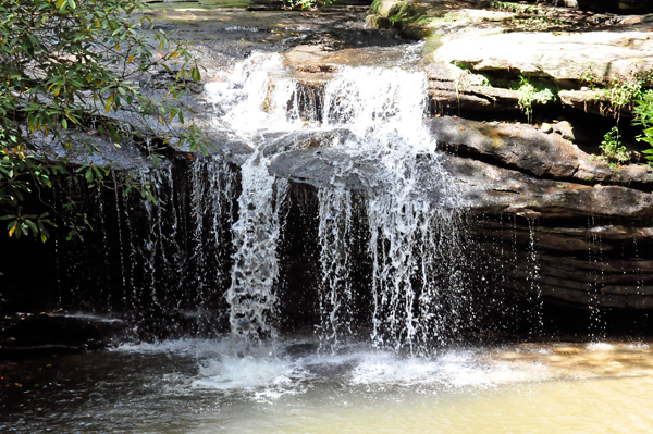 the swimming hole waterfall
