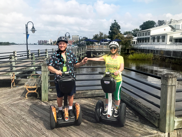 The two RV Gypsies on the Cape Fear Segway tour