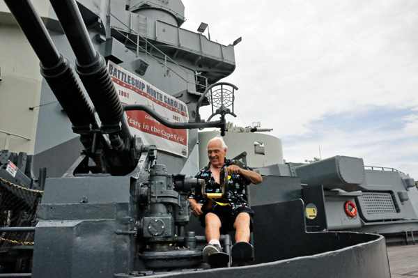 Lee slowly raised the guns up towards the sky