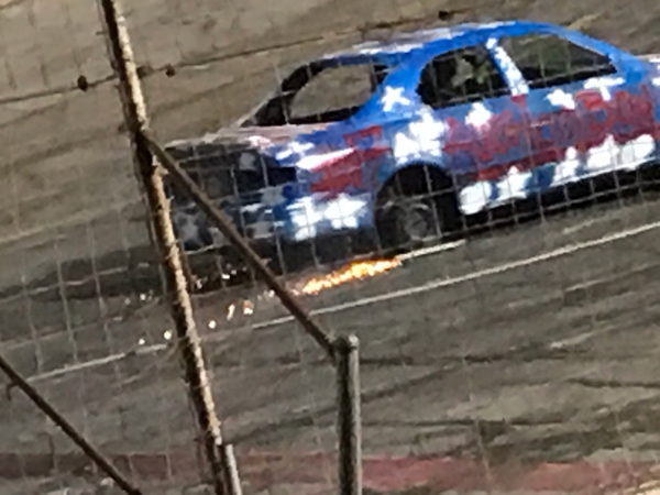 ski car at Hickory Speedway