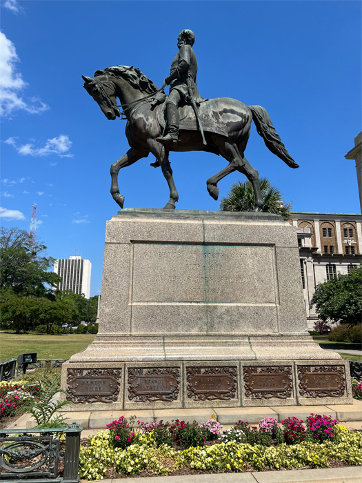 soldier on a horse
