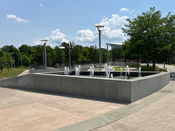 bubbling fountain