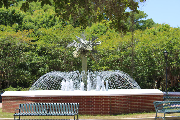 DPU Centennial Park fountain