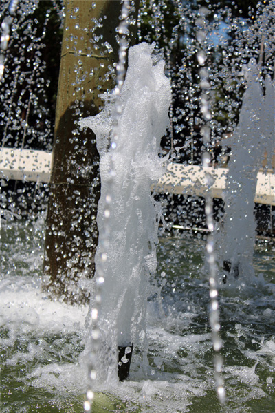DPU Centennial Park fountain