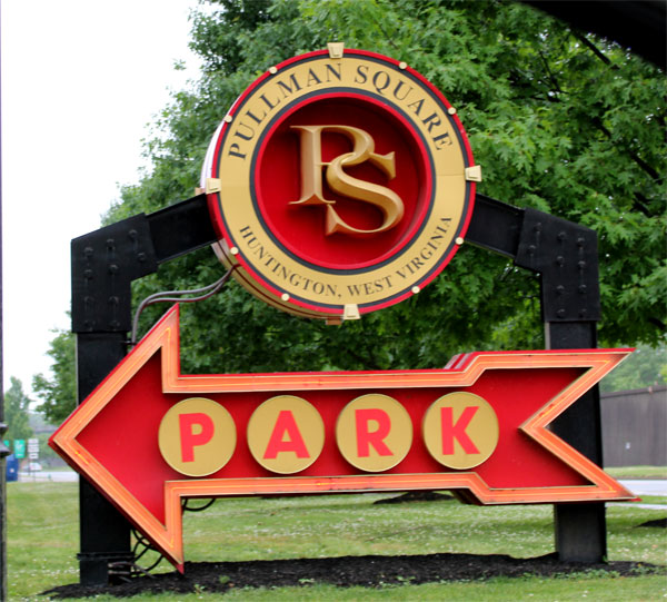 Pullman Square sign