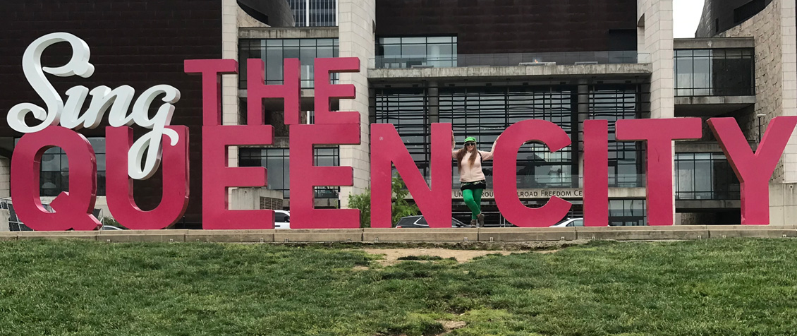 Queen City big red sign