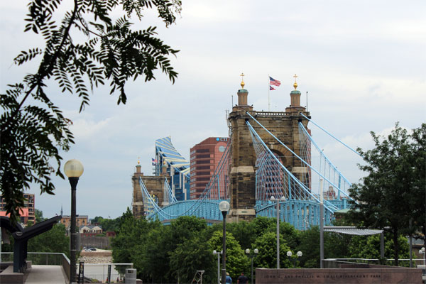 the blue bridge