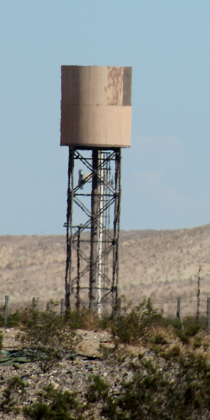 old wooden water tower with no name