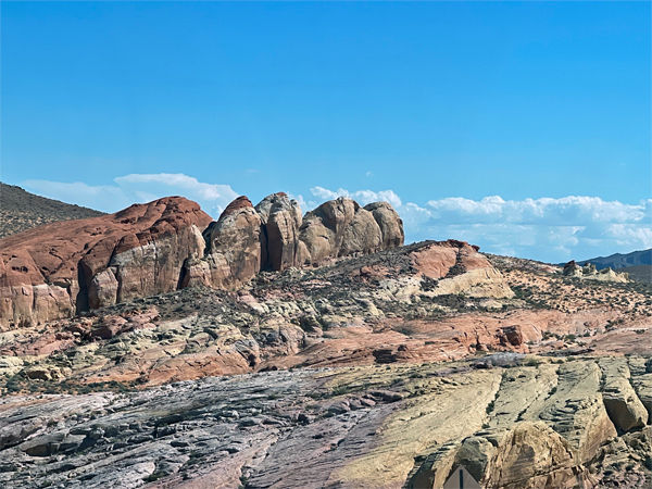 red rock near Fire Canyon