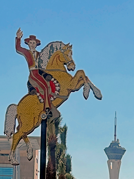 cowboy riding high