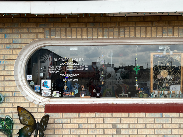 fancy store window