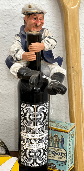 wine bottle and topper