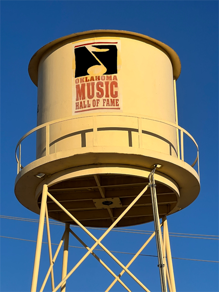Oklahoma Music Hall of Fame Water Tower