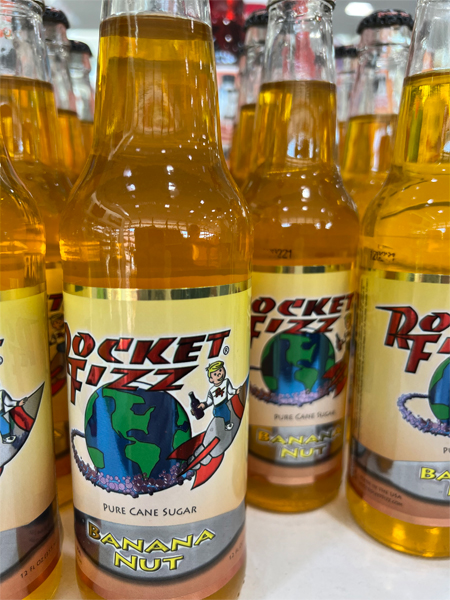 Rocket Fizz Banana Nut soda pop