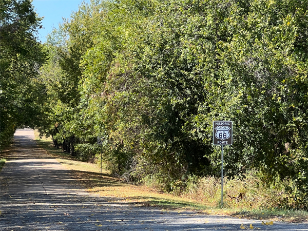 part of Original Route 66 road