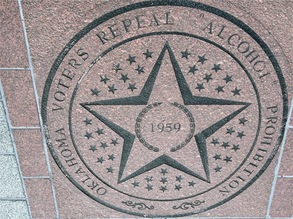 1959- Oklahoma voters repeal Alcohol prohibition