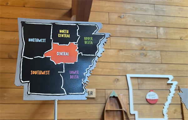 Arkansas county map