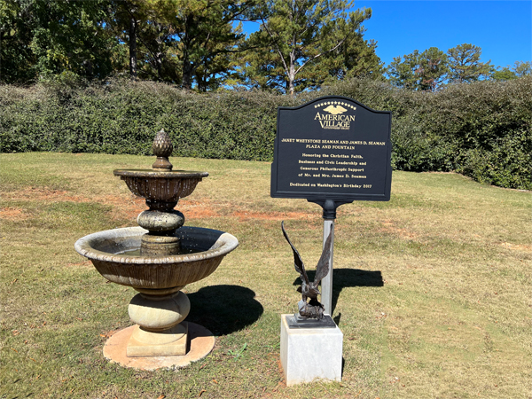 American Village Plaza and Fountain