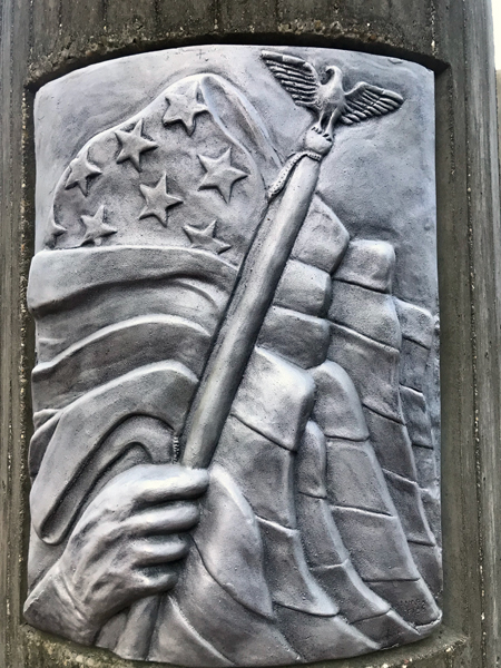 column at Alabama Veterans Memorial Park