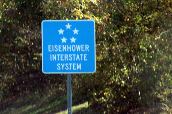 Eisenhower Interstate System sign