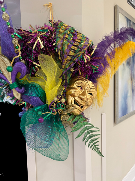 Mardi Gras decorations