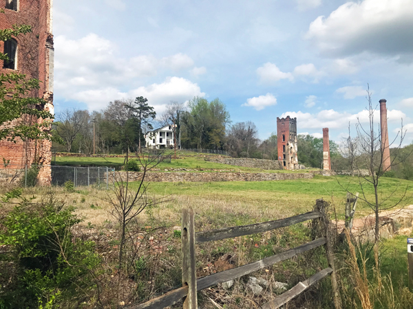 remains of the Glendale Mill